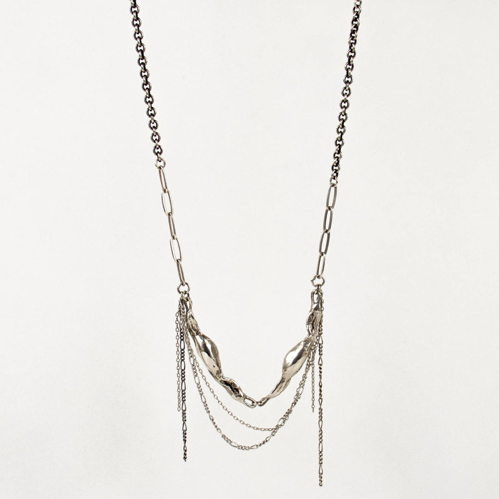 SEAWEED TANGLED TASSEL NECKLACE