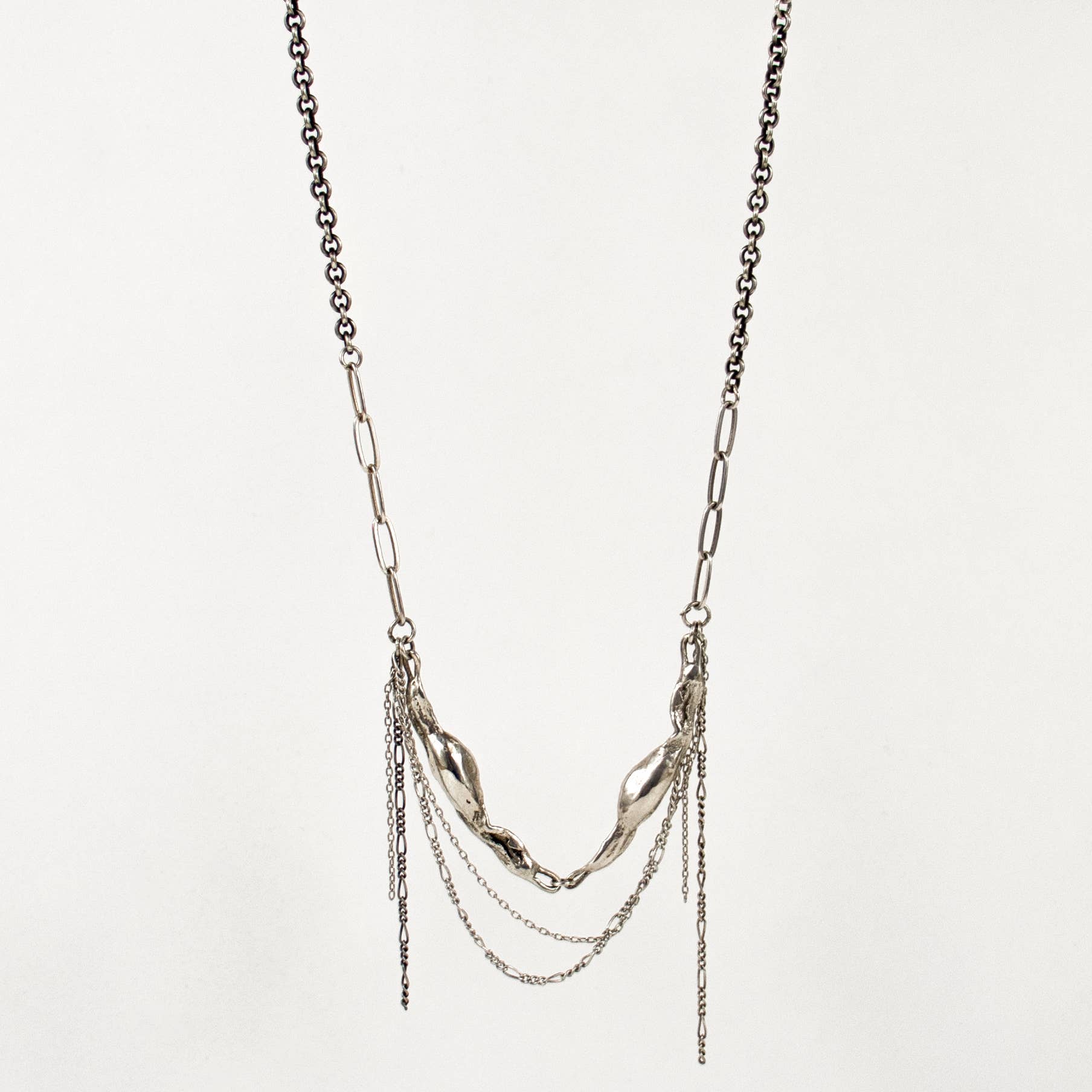 SEAWEED TANGLED TASSEL NECKLACE