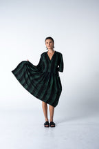 Piccolo Dress - Malachite Stripe