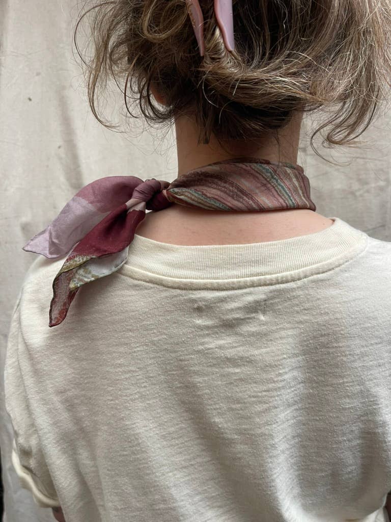 Past + Pending silk bandana