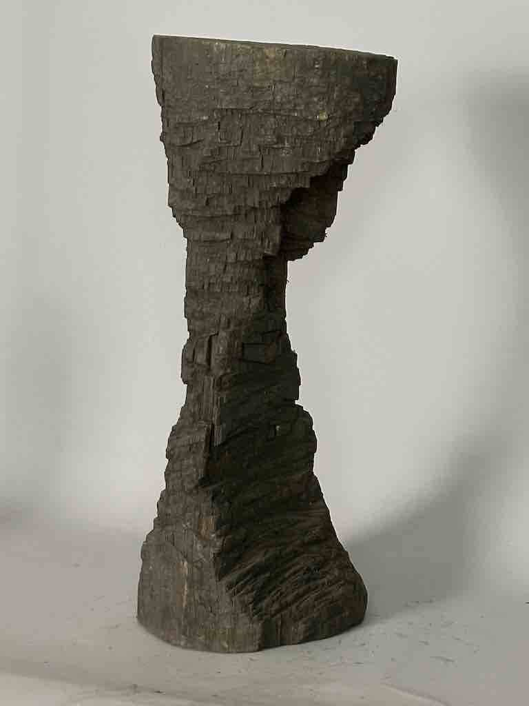 African Woodblock Stool Transformational & Sculptural- Ivory Coast