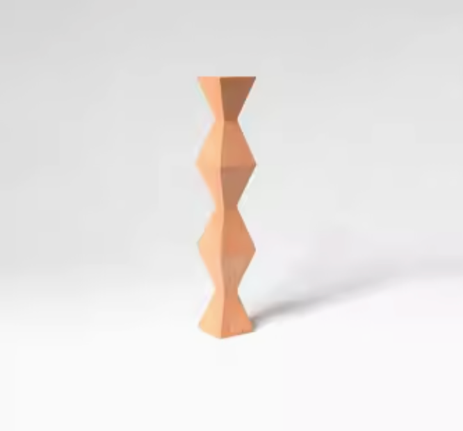 The Endless Column Handmade Wood Sculpture - Brancusi Series