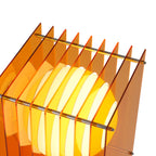 Lớp big rectangle in orange acrylic