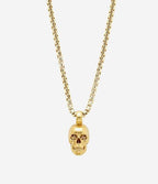 Gold Skull Necklace