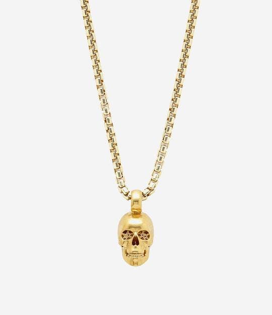 Gold Skull Necklace