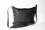 SLOUCHY BAG pebbly black