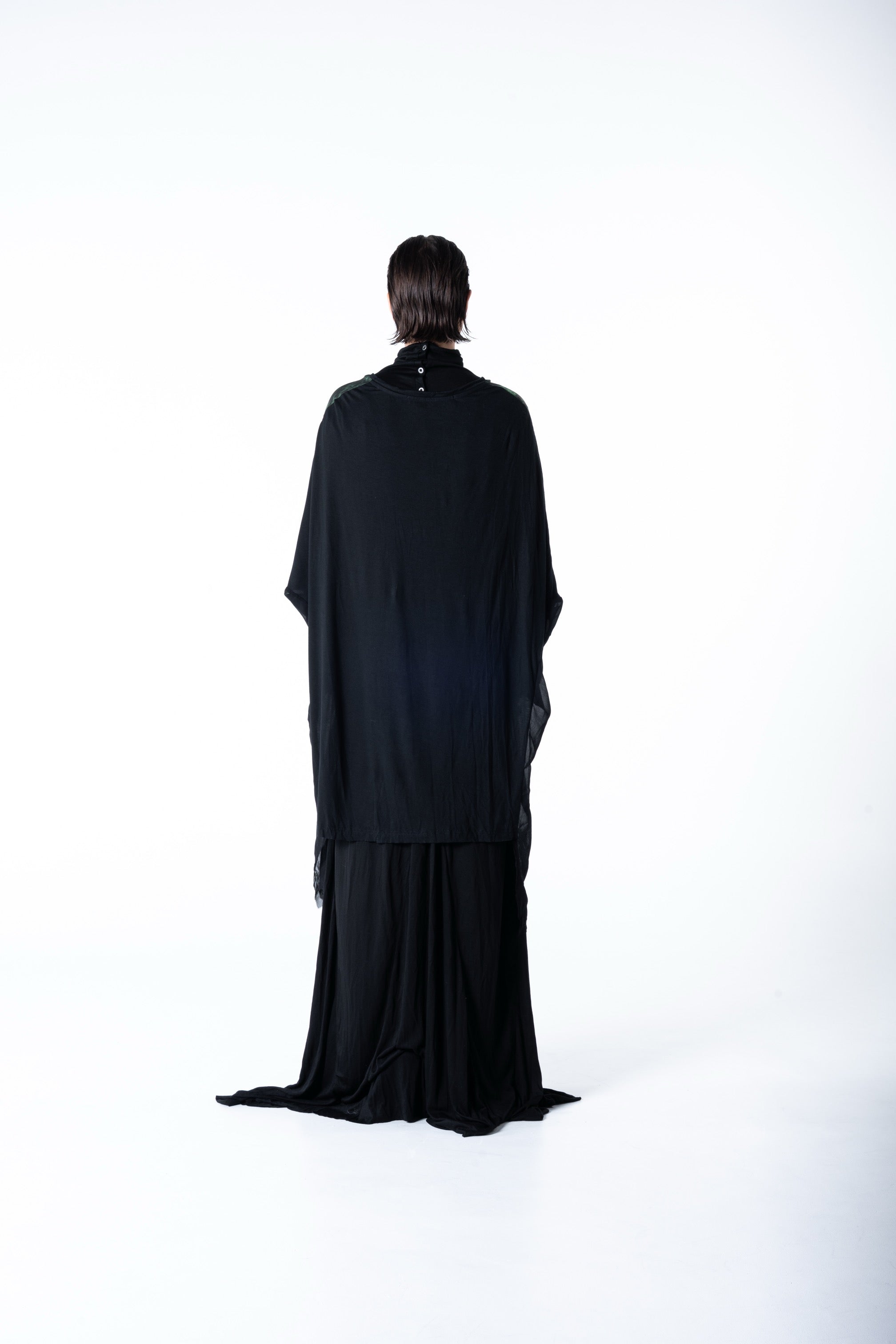 Chrome Tunic - Black w/ Malachite
