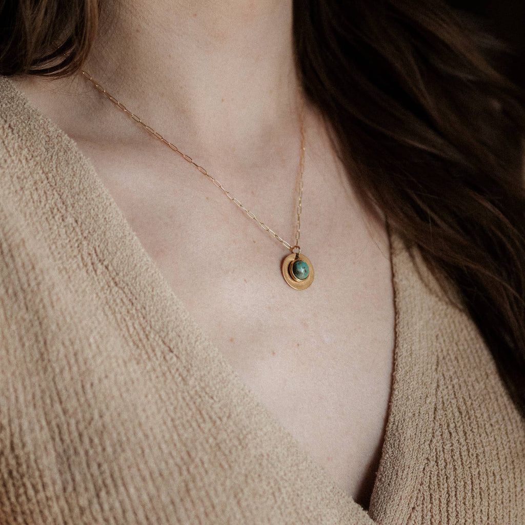 Gibbon Necklace // 16mm // Demi-Fine Gold