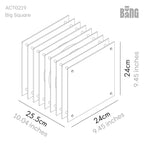 Lớp big square in blue acrylic