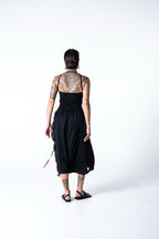Nala Skirt - Black w/ Grey Stripe