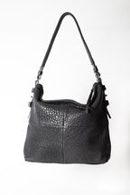 SLOUCHY BAG pebbly black