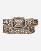 Britta | Pyramid Multi Studded Leather Belt