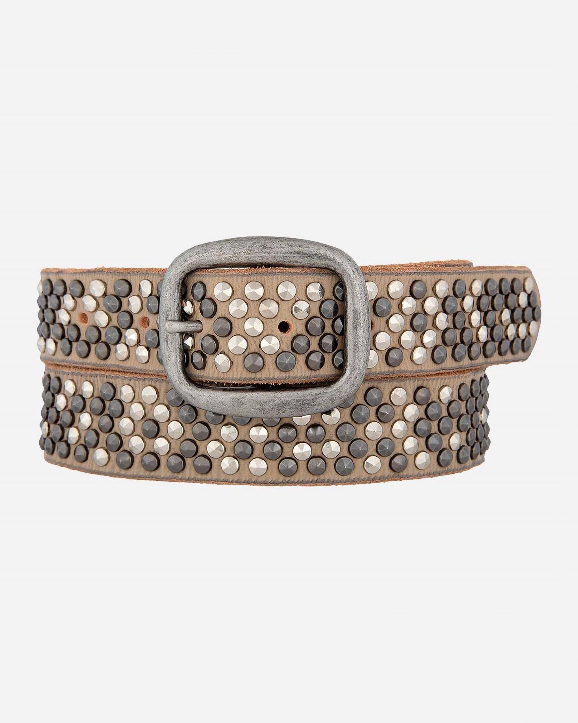 Britta | Pyramid Multi Studded Leather Belt