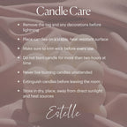 Arch Soy Candle: Sculptural Pillar Candle