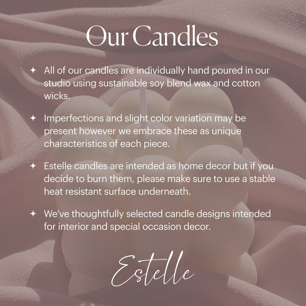 Large Knot Candle: Handmade Soy Wax Rope Candle