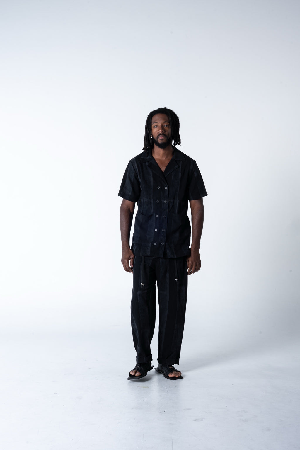 Family Man Shirt - Grey Stripe