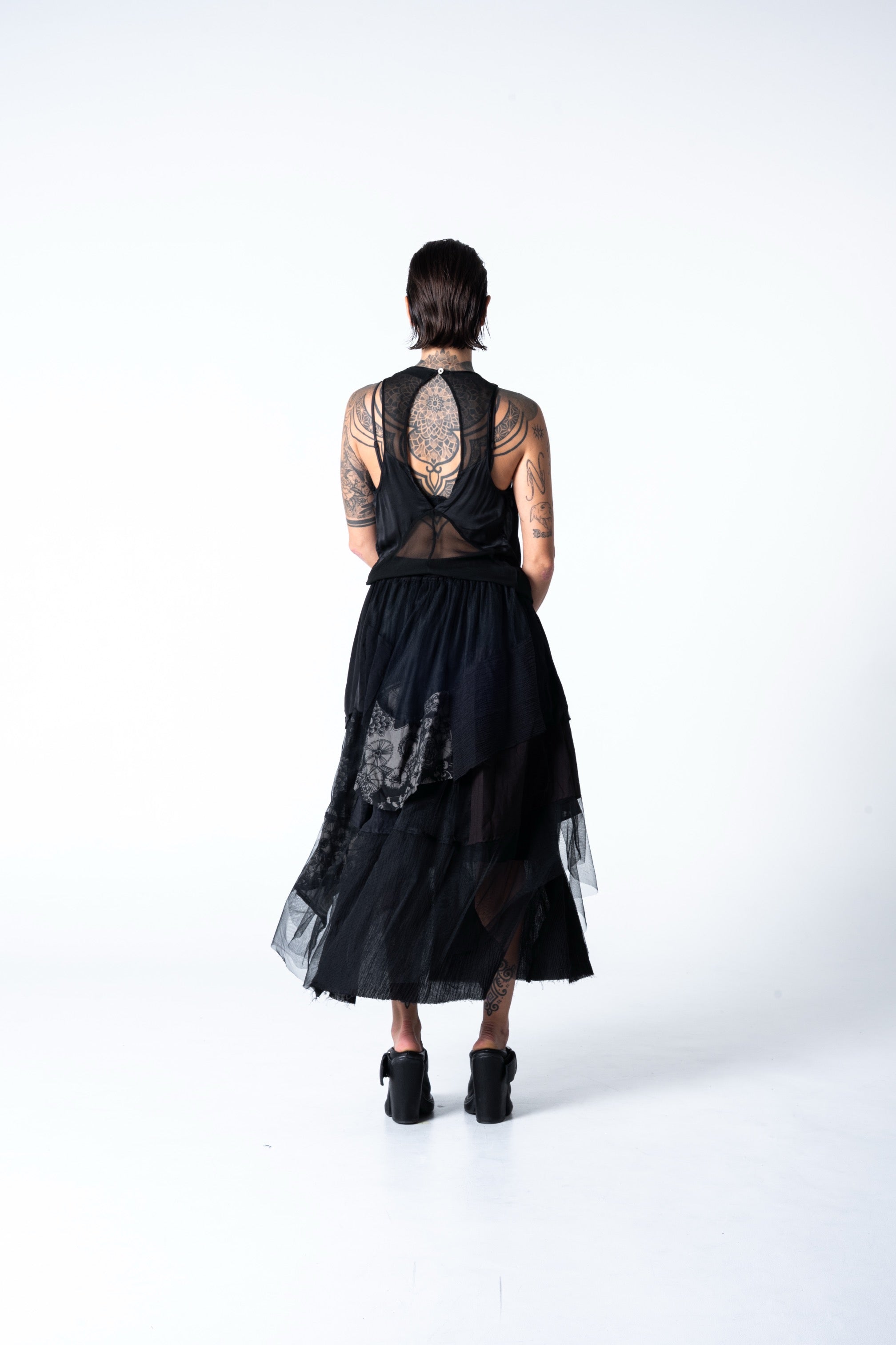 Gorgo Skirt - Mixed Dark