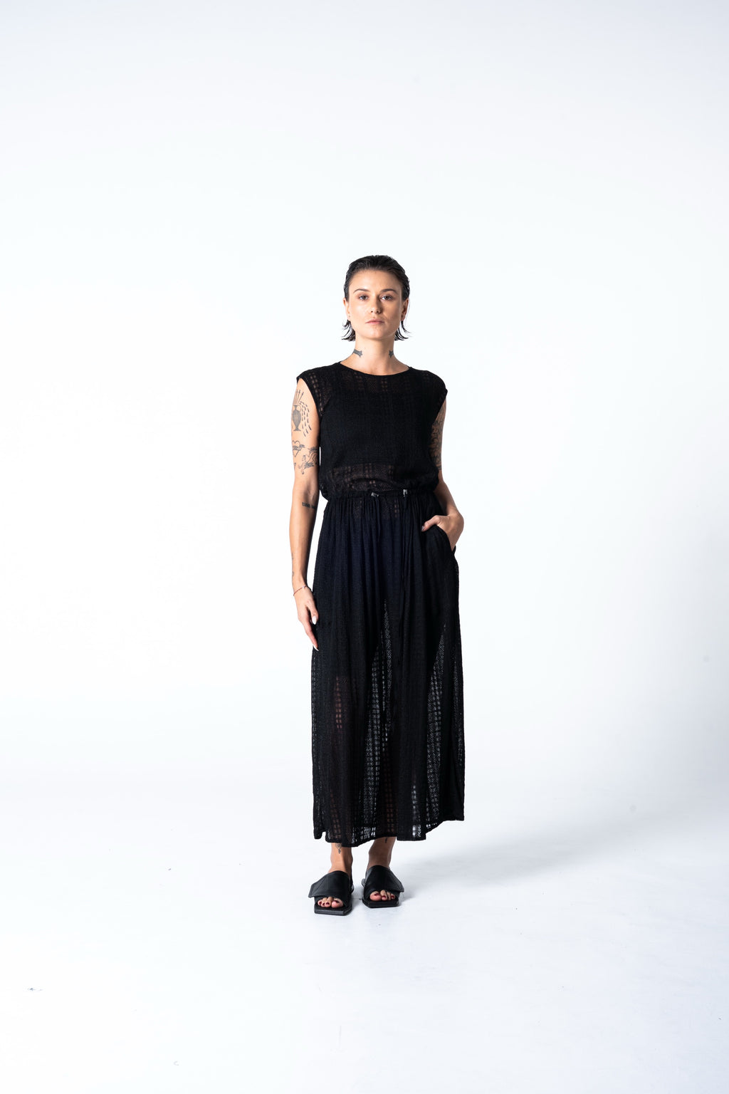 Atthis  Dress - Black
