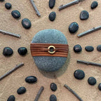 Metal Bead Wrapped Rock