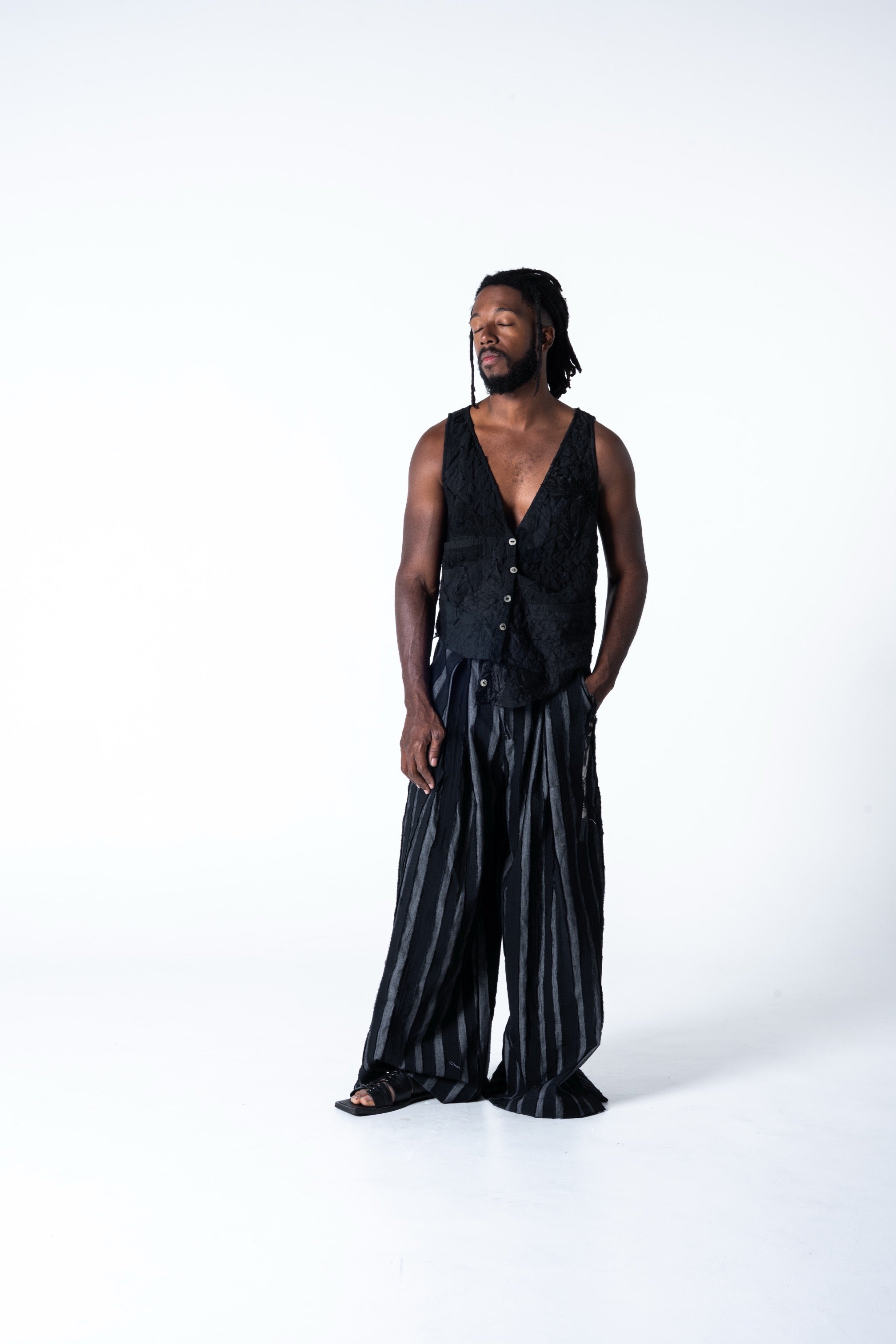 Somand Vest - Black/Mixed