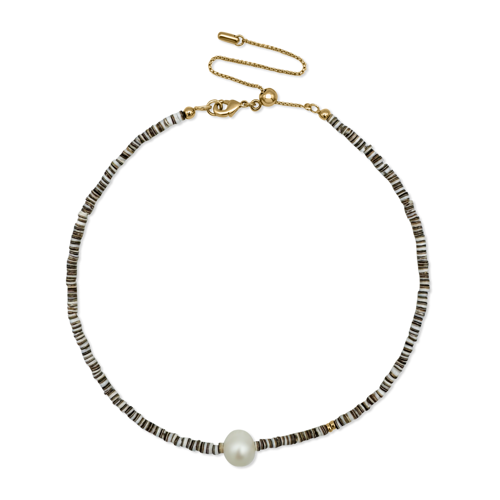 Gypsum Beaded Necklace