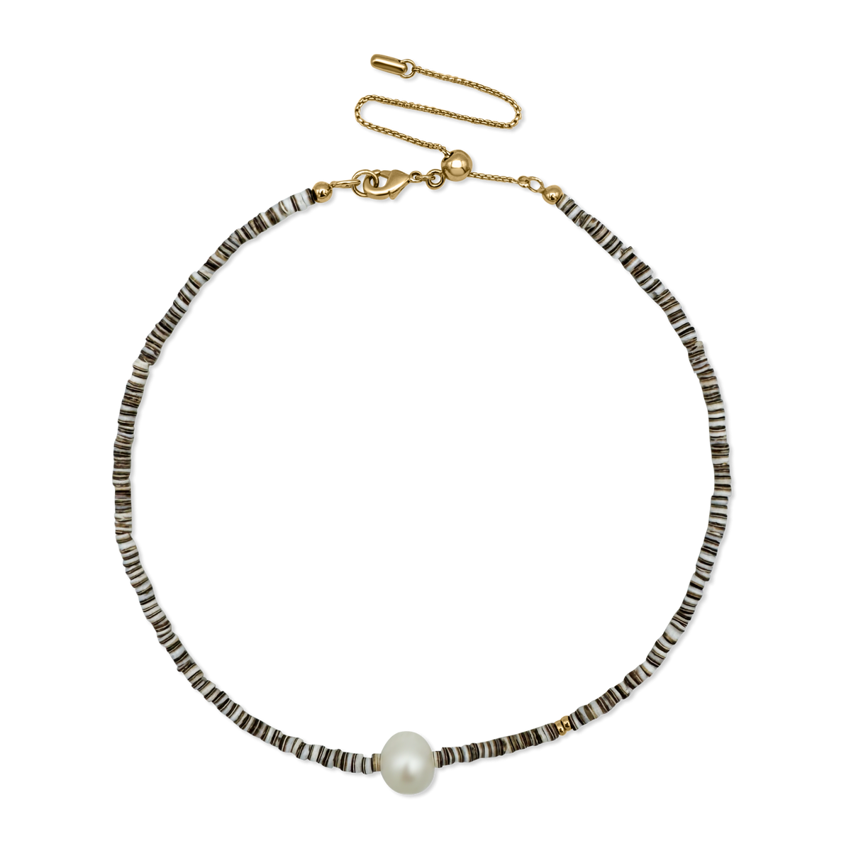 Gypsum Beaded Necklace
