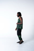 Oula Tank Viscose - Satin Malachite