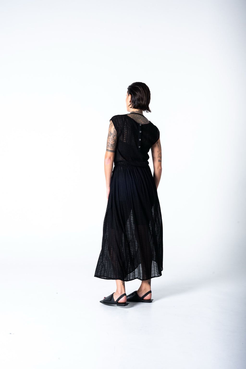 Atthis  Dress - Black