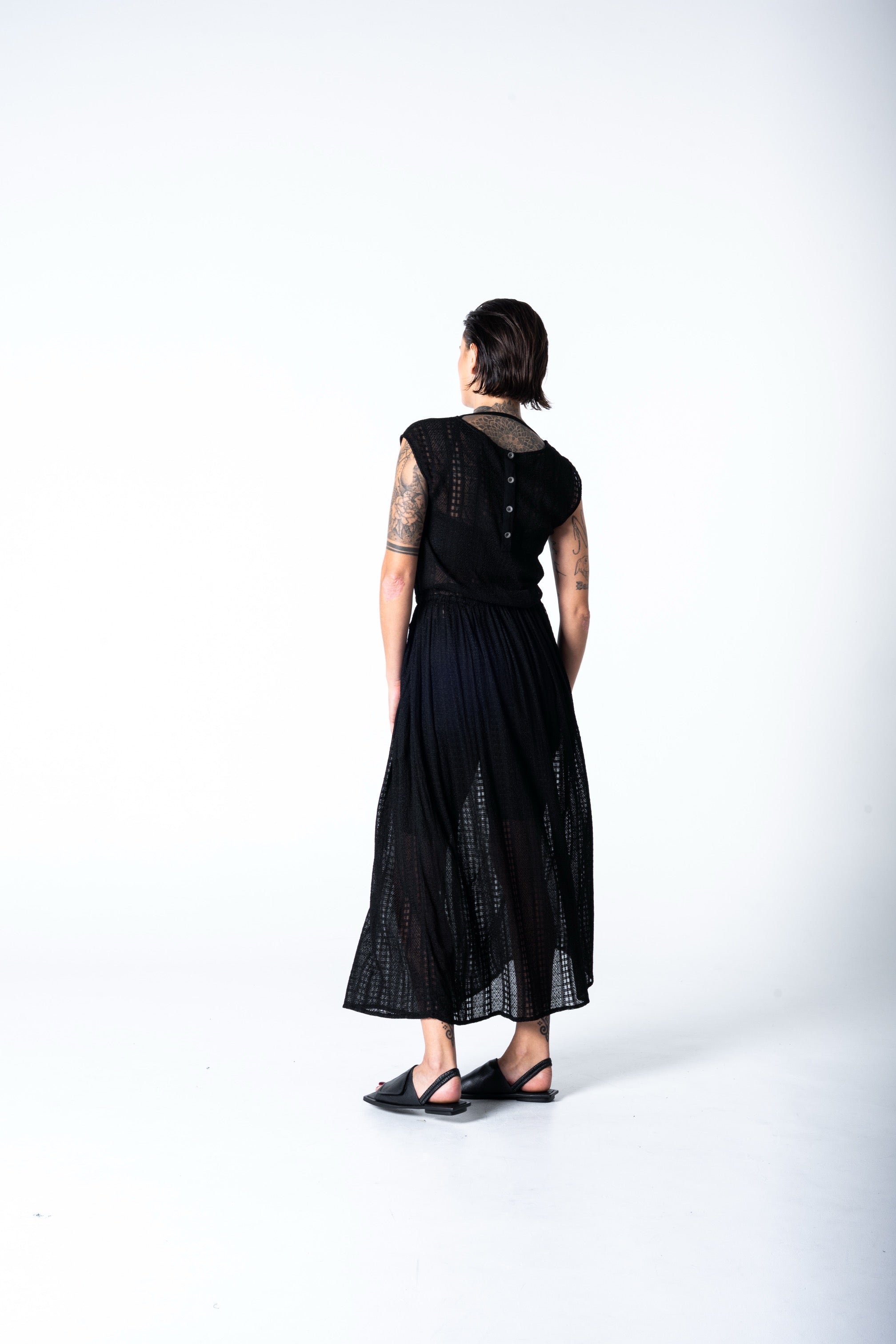 Atthis  Dress - Black