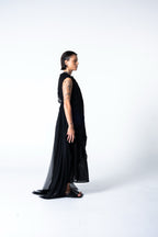 Cut Out Vest - Black