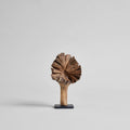 Small Wood Flower on Stand