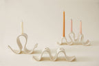 Wyat Candelabra, Cream