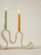 Wyat Candelabra, Cream