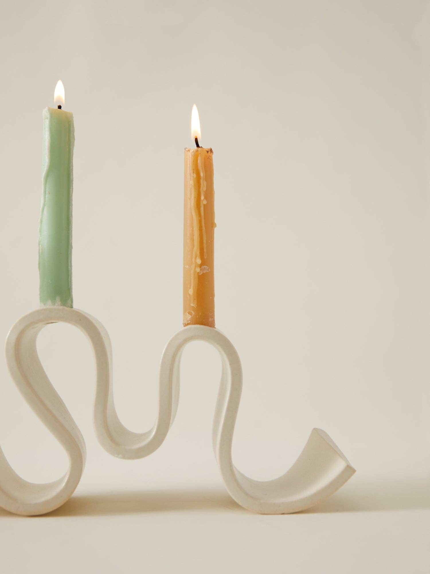 Wyat Candelabra, Cream