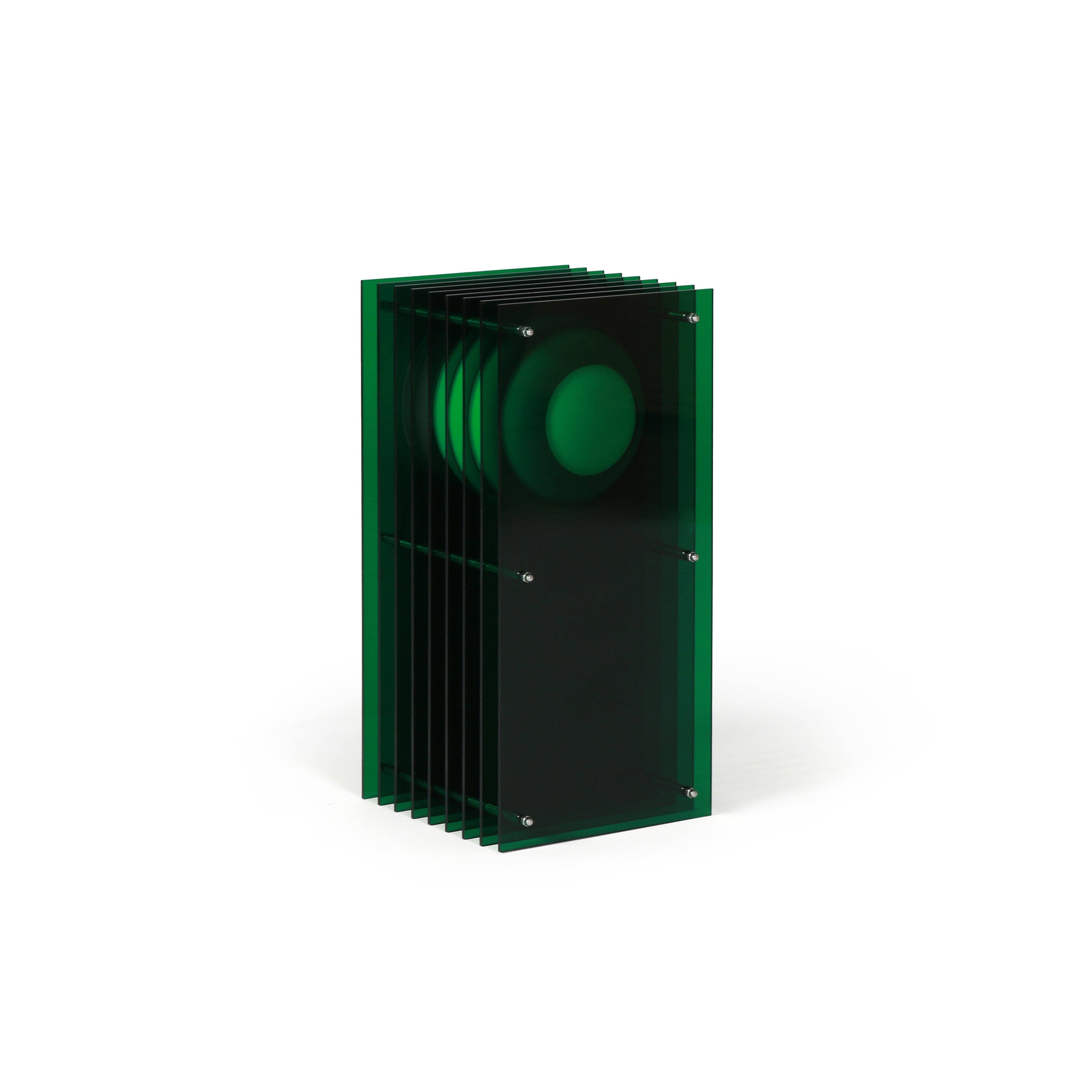 Lớp Small Rectangle in Green Acrylic