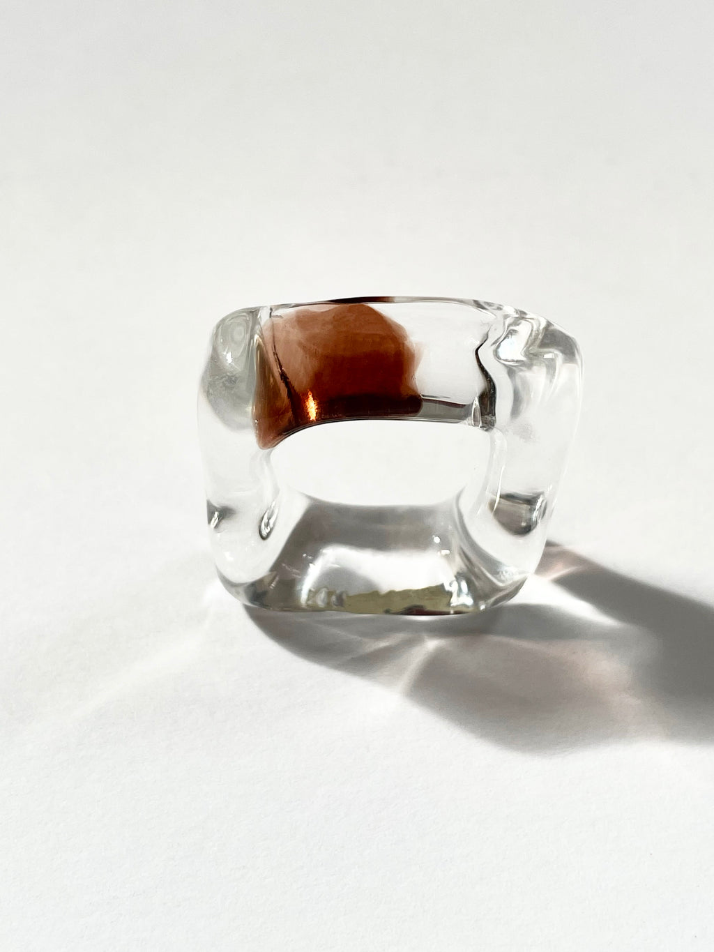 Glass Cube Ring