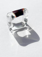 Glass Cube Ring