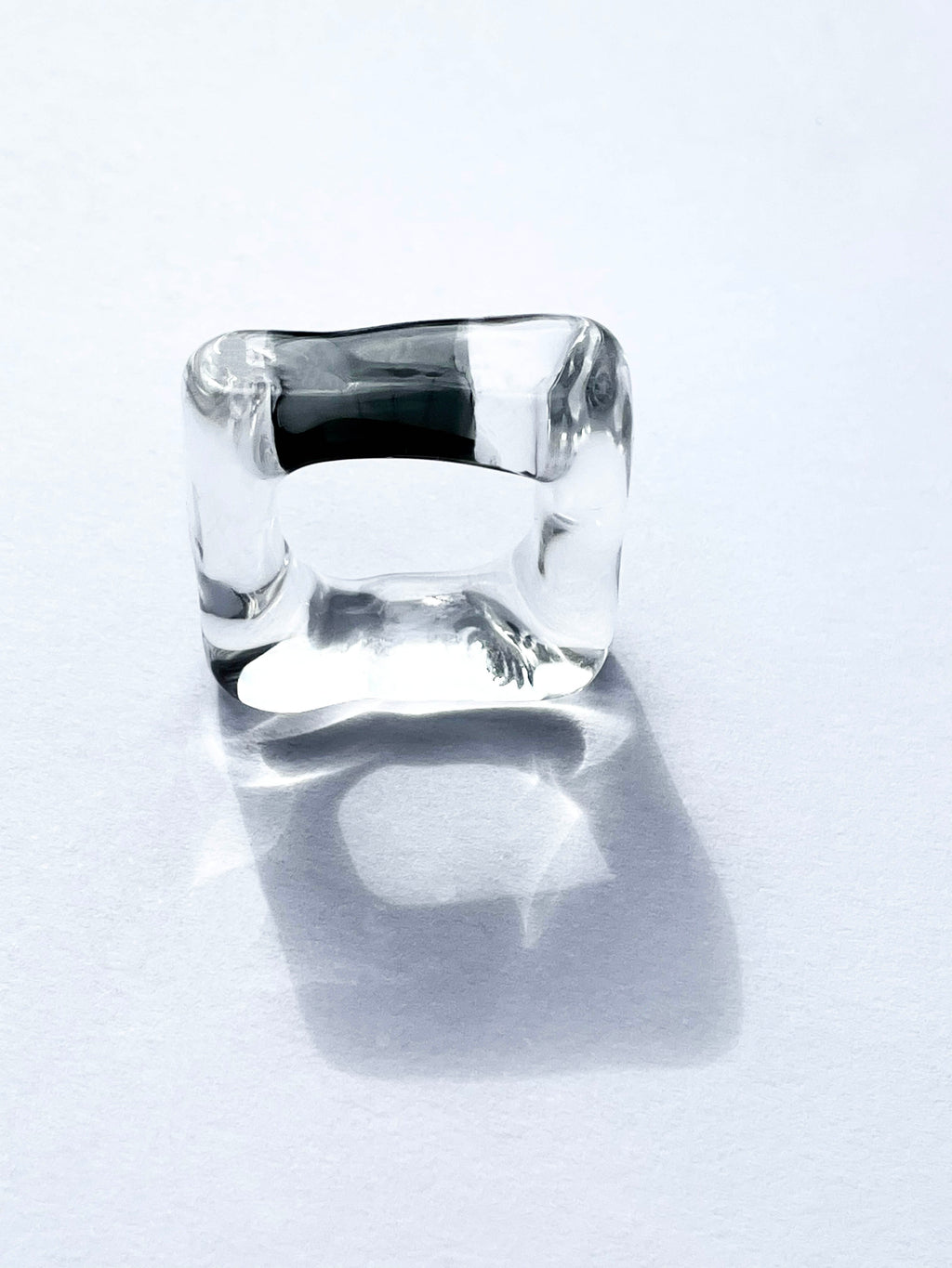 Glass Cube Ring