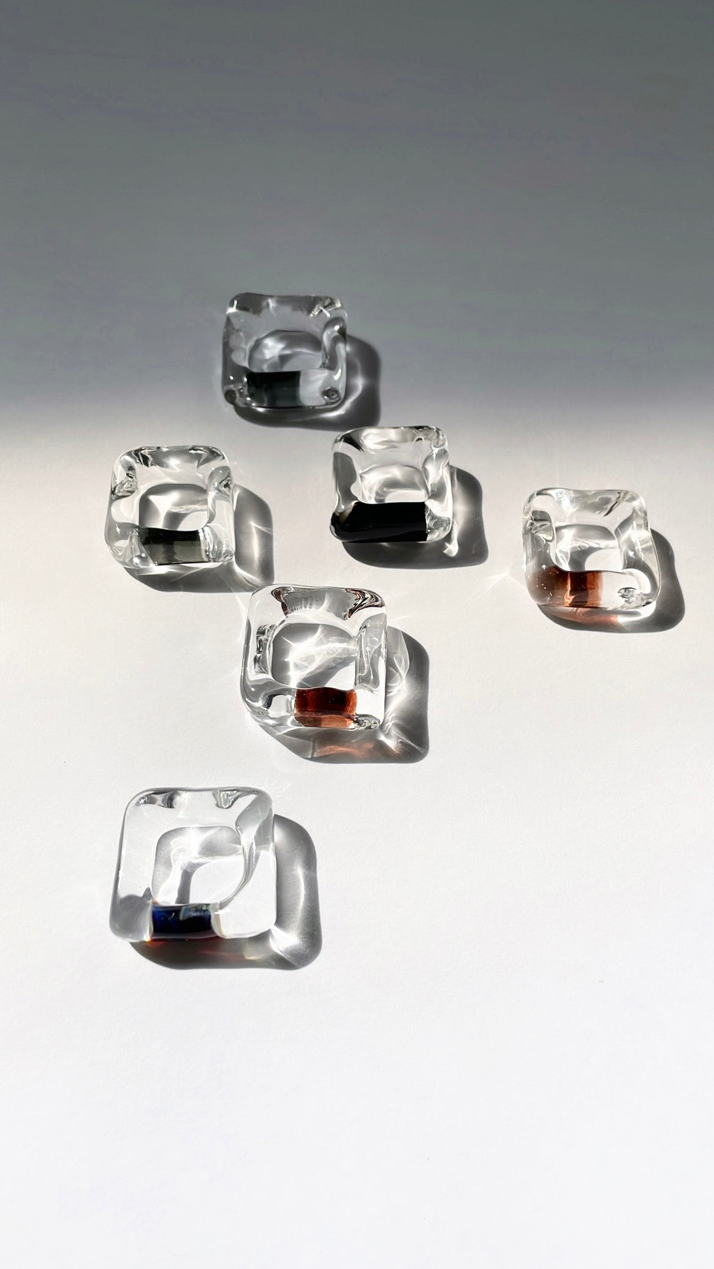Glass Cube Ring