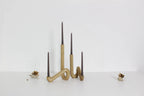 "Affluent" Wooden Candle Holder For Two Candles In Oak