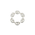 Large Brizo Chain Ring In Silver