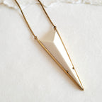 Handmade Brass Horn Bone Necklace