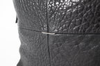 SLOUCHY BAG pebbly black