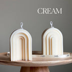 Arch Soy Candle: Sculptural Pillar Candle