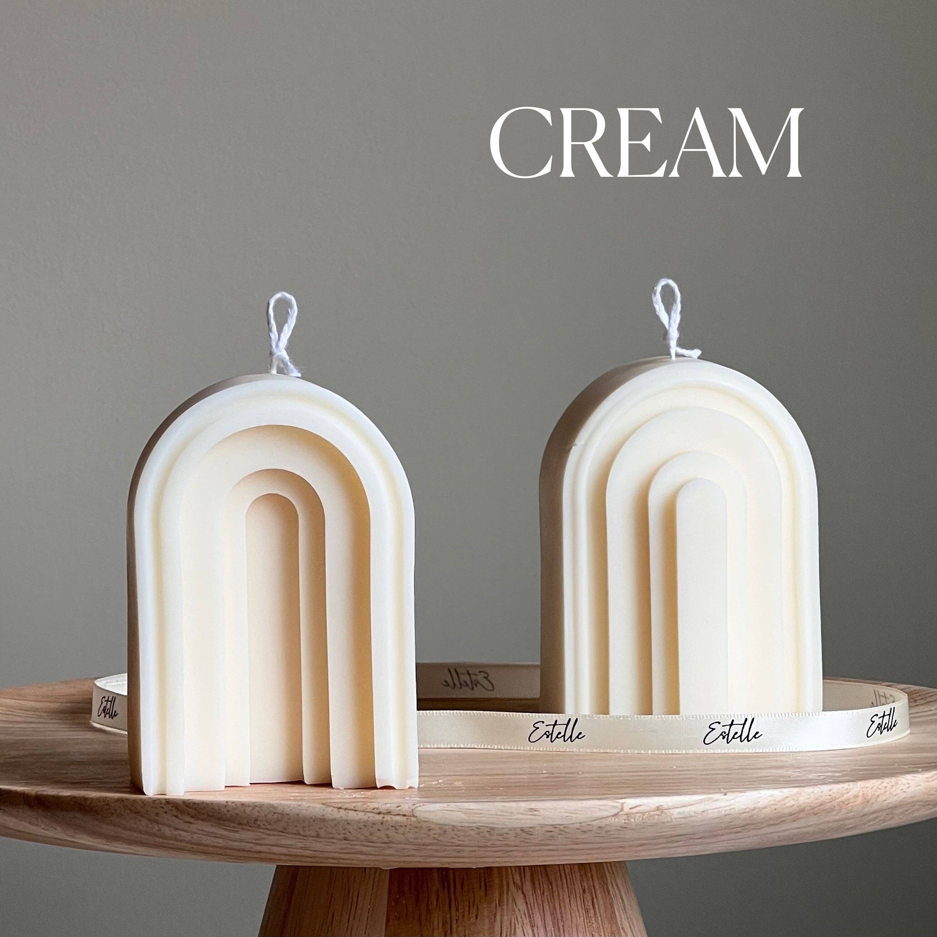 Arch Soy Candle: Sculptural Pillar Candle