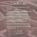 Knot Pillar Candle Set: Ribbed Soy Wax Candle, Home Decor
