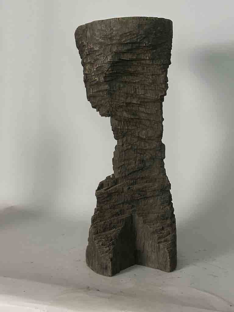 African Woodblock Stool Transformational & Sculptural- Ivory Coast