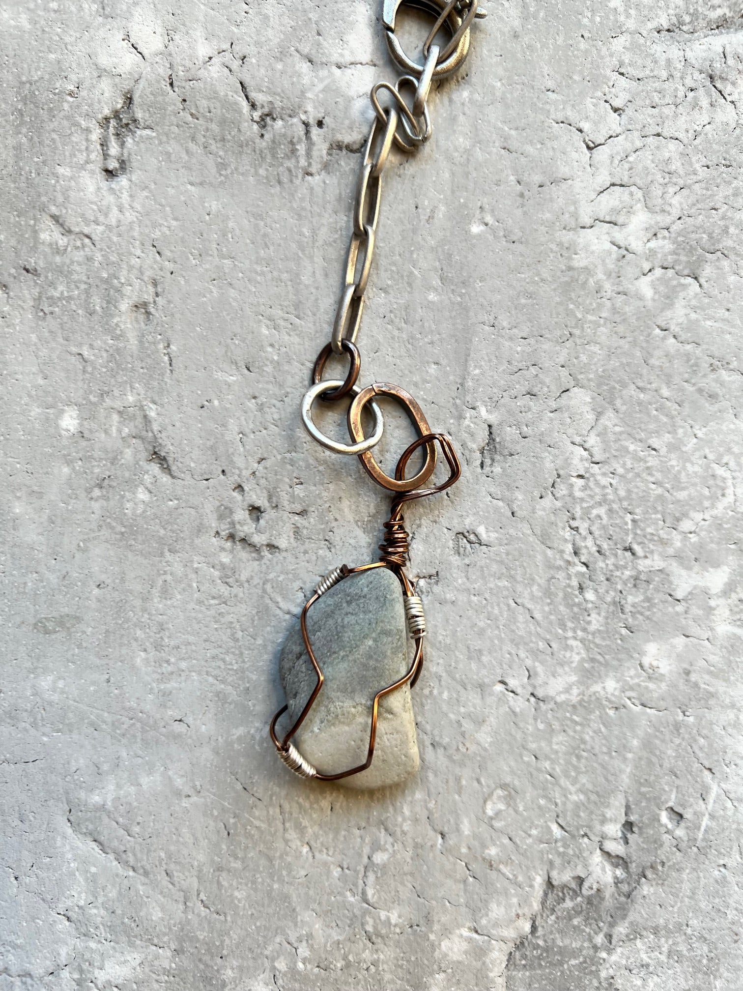 Silver Paperclip Chain Necklace