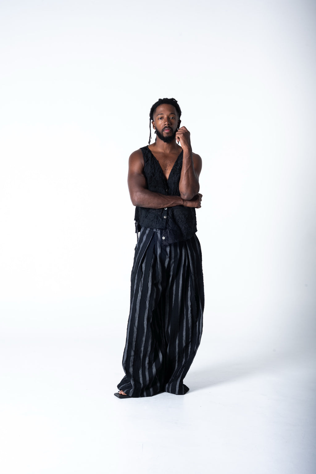 Somand Vest - Black/Mixed