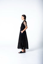 Atthis  Dress - Black